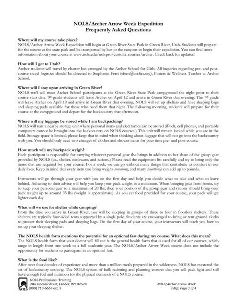 nols dfo|Frequently Asked Questions .